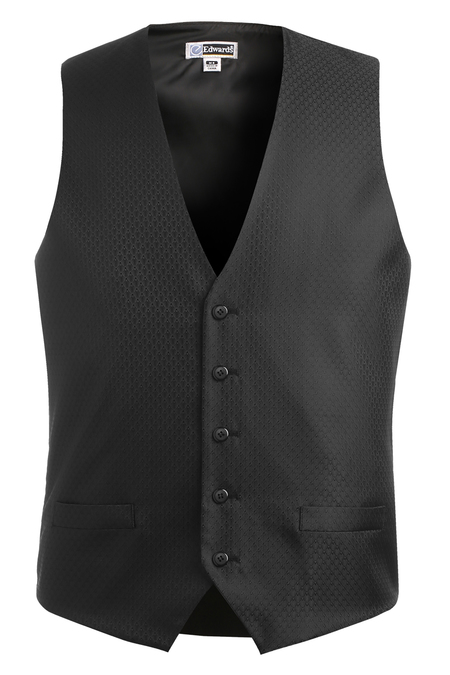 Men's Diamond Brocade Vest 4390