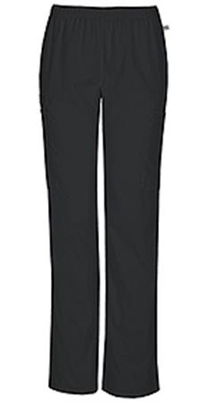 Cherokee Workwear Mid Rise Straight Leg Elastic Waist Pant 44200AP