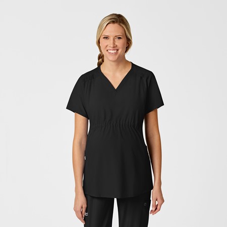 Wink W123 Maternity V-Neck Scrub Top - 4555