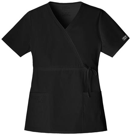 Cherokee Workwear Mock Wrap Top 4748