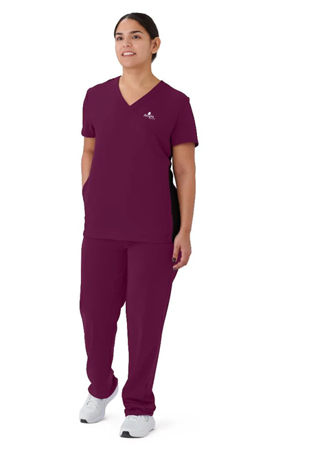 Staten AVE Women's Yoga-Style Scrub Top 4865