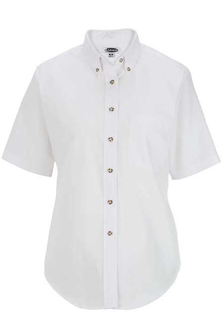 Ladies Easy Care Short Sleeve Poplin Shirt 5230