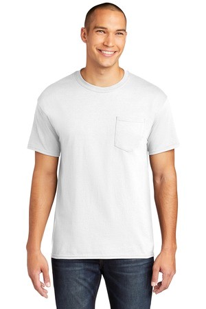 Gildan  Heavy Cotton  100% Cotton Pocket T-Shirt. 5300