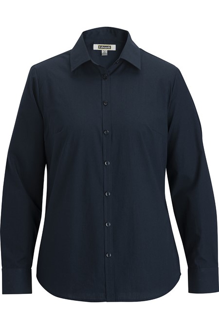 Ladies Essential Broadcloth Shirt Long Sleeve 5354