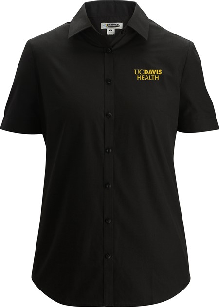 Ladies Essential Broadcloth Shirt Short Sleeve 5356