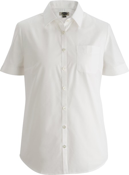 Ladies Essential Broadcloth Shirt Short Sleeve 5356