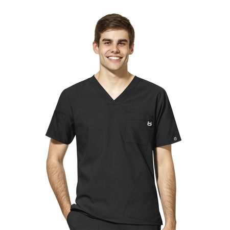 WonderWink W123 Men's V-Neck Top - 6355