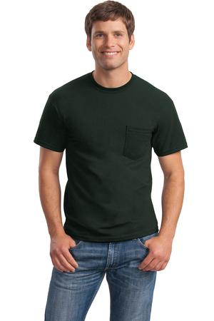 Gildan - DryBlend 50 Cotton 50 DryBlendPoly Pocket T-Shirt. 8300