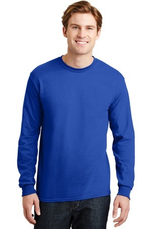 Gildan - DryBlend 50 Cotton 50 Poly Long Sleeve T-Shirt. 8400