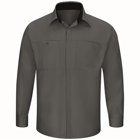 Men's Long Sleeve Performance Plus Shop Shirt with OilBlok Technology SY32CB