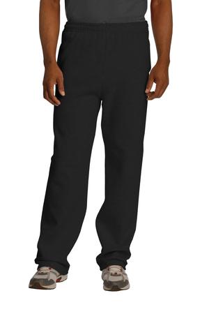 JERZEES NuBlend Open Bottom Pant with Pockets. 974MP