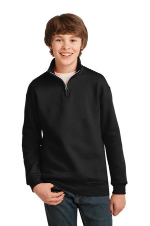 JERZEES Youth NuBlend 1/4-Zip Cadet Collar Sweatshirt. 995Y