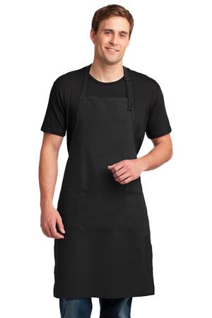 Easy Care Extra Long Bib Apron with Stain Release. A700