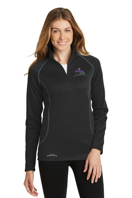 Eddie Bauer Ladies Smooth Fleece Base Layer Half-Zip. EB237