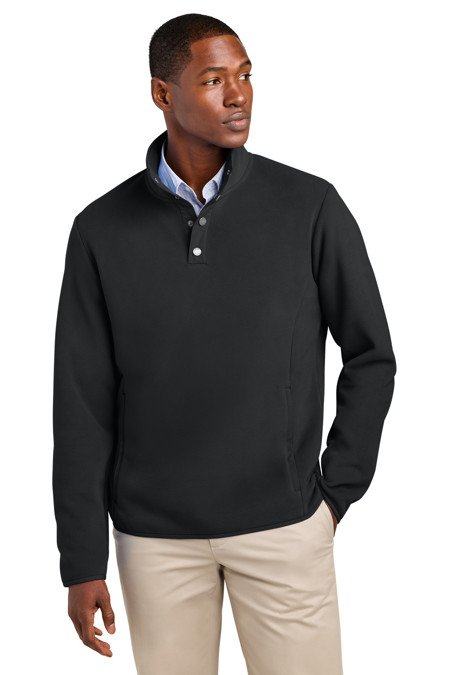Brooks Brothers Fleece Quarter-Snap Neck BB18612