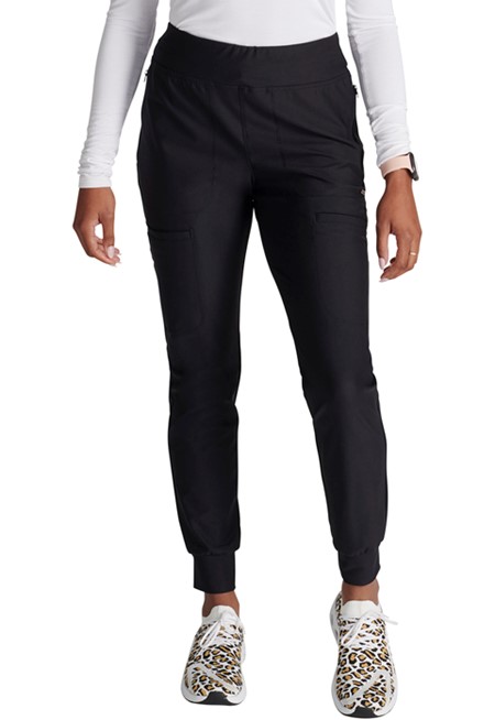 Cherokee Form Mid Rise Tapered Leg Drawstring Pant - CK092P