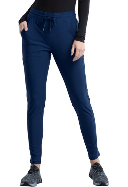 Cherokee Form Mid Rise Tapered Leg Drawstring Pant - CK095T