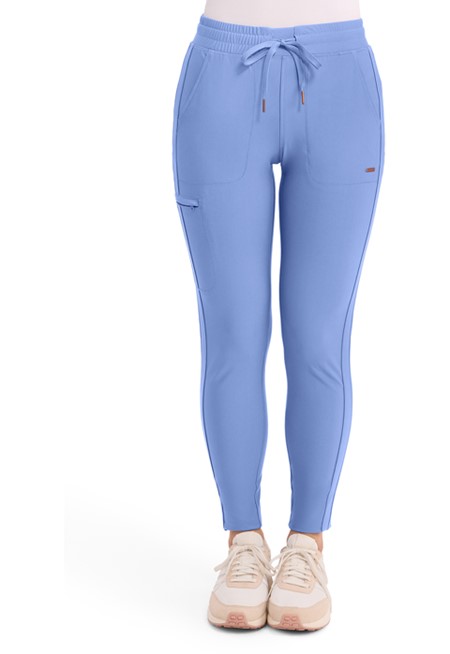 Cherokee Form Mid Rise Tapered Leg Drawstring Pant - CK095