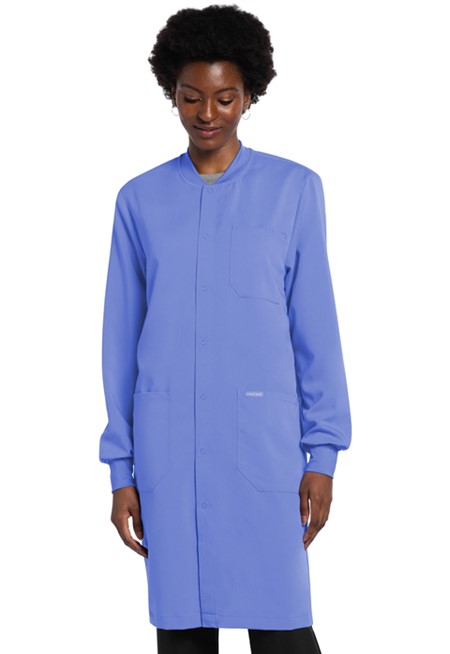 Project Lab by Cherokee 40" Snap Front Lab Coat - CK402A
