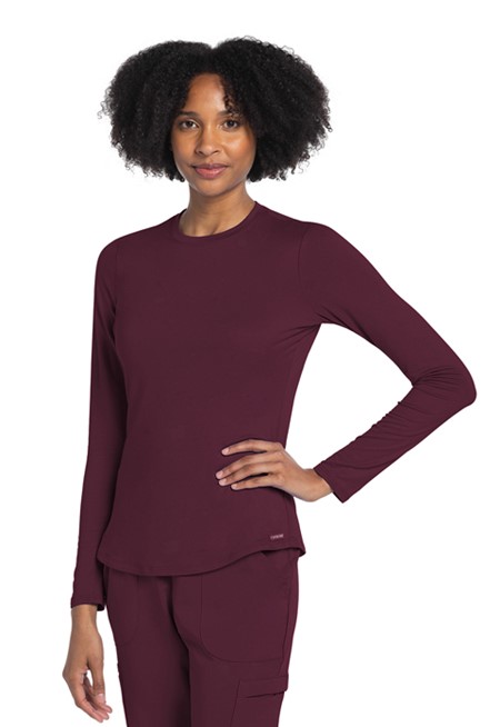 Cherokee Basics Long Sleeve Underscrub Knit Tee - CK773