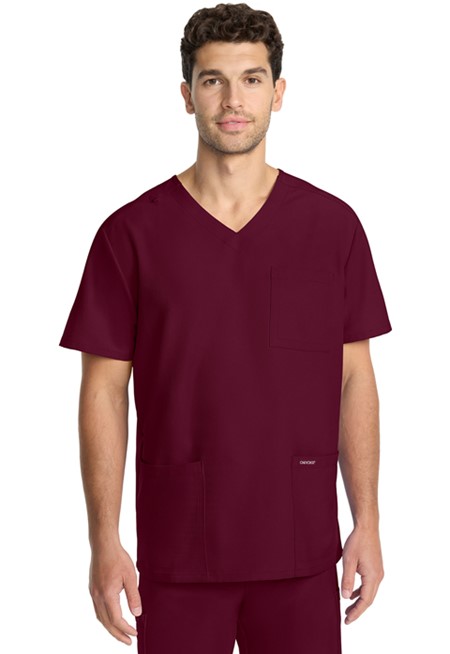 Cherokee Men's 3-Pocket V-Neck Top - CK783A