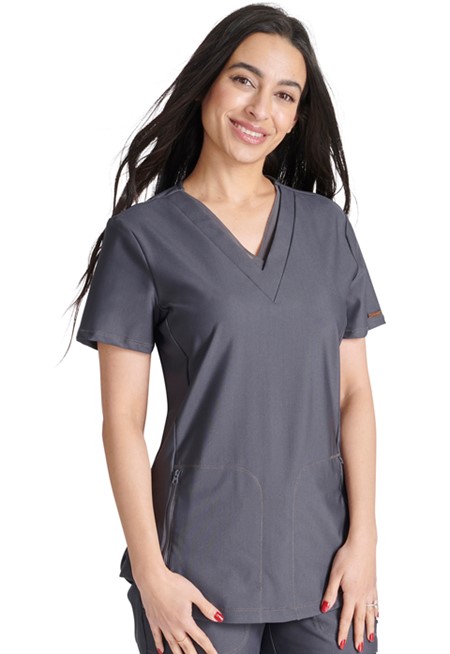 Cherokee Form V Neck Top - CK843