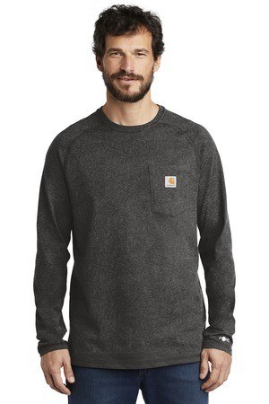 Carhartt Force  Cotton Delmont Long Sleeve T-Shirt. CT100393