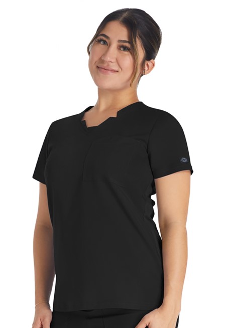 Dickies Balance Notched V-Neck Top - DK671