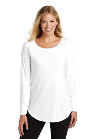 District Made  Ladies Perfect Tri  Long Sleeve . DT132L