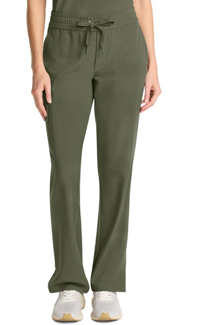 Healing Hands QUEST Mid Rise Drawstring Straight Leg Petite - HH153P
