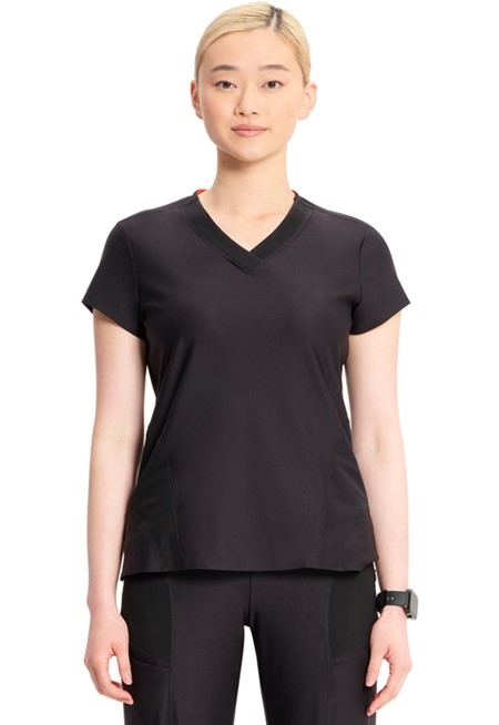 INFINITY KINETIC Knit V-Neck Top - IN706A