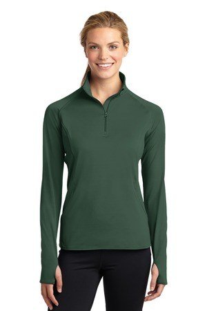 Sport-Tek Ladies Sport-Wick Stretch Half-Zip Pullover. LST850