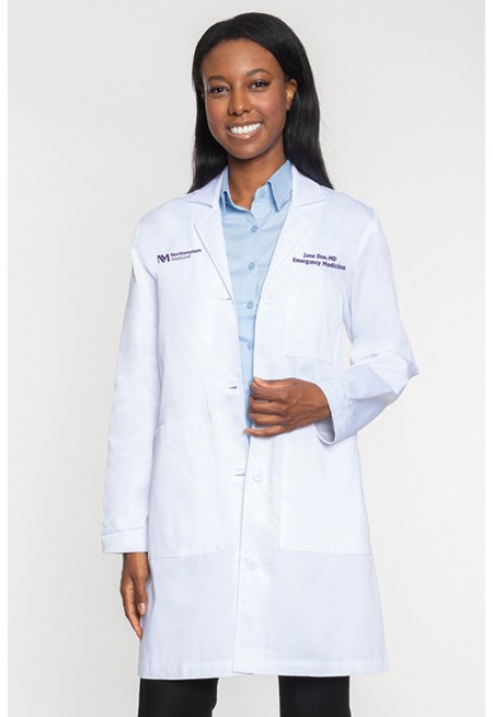 Med Couture Northwestern Med Northwestern Womens Lab Coat - MCN6788