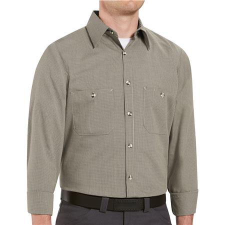 Men's Micro-Check Uniform Shirt SP10KB