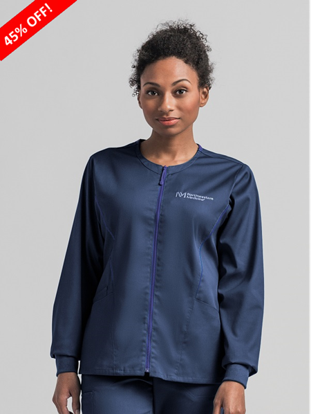 45% OFF - Women's Modern Zip Front Warm-Up Jacket -FINAL SALE - was $26.25 now $14.44