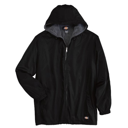 M DICKIES FLC LND NYLON HD JKT BK 3323BK