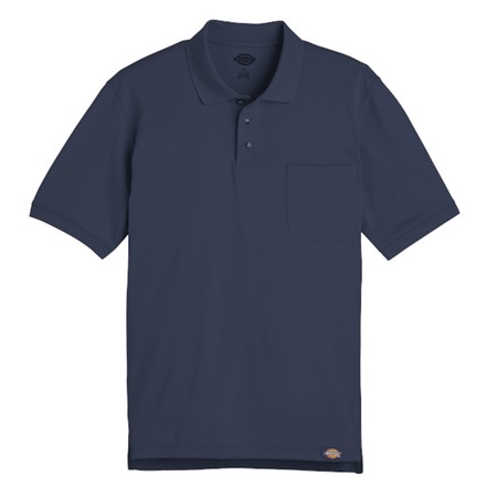 M DOW PKT SS POLO DARK NAVY LS44DN