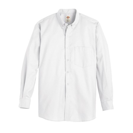 M DOW OXFORD LS SHIRT WHITE SSS36W