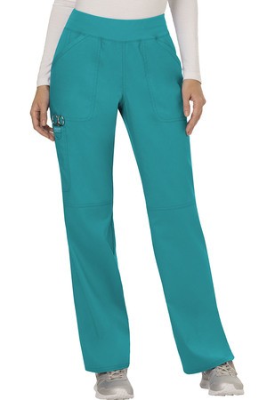 Cherokee Workwear Revolution Mid Rise Straight Leg Pull-on Pant WW110T