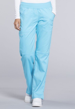 Cherokee Workwear Revolution Mid Rise Straight Leg Pull-on Pant WW110T