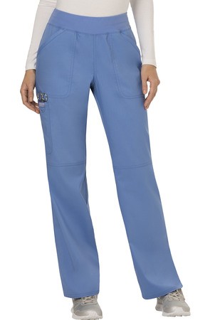 Cherokee Mid Rise Straight Leg Pull-on Pant - WW110