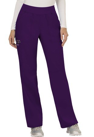 Cherokee Mid Rise Straight Leg Pull-on Pant - WW110