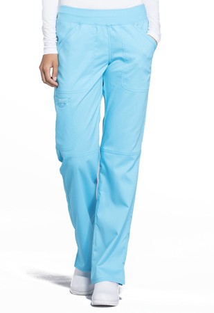 Cherokee Mid Rise Straight Leg Pull-on Pant - WW110