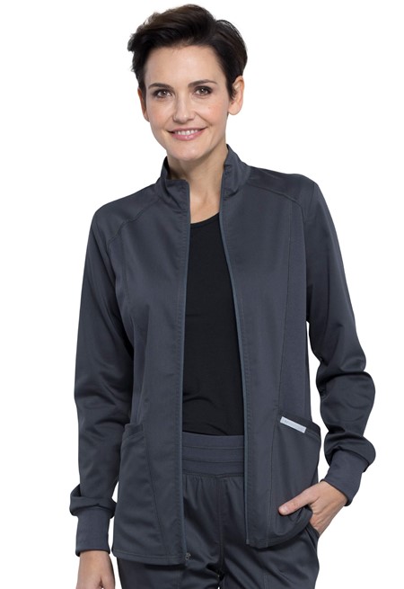 Cherokee Zip Front High-Low Jacket - WW301
