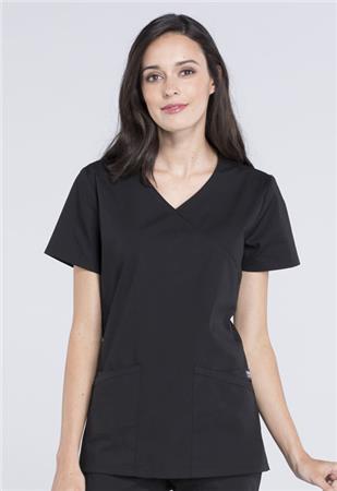 Cherokee WorkWear Mock Wrap Top WW655