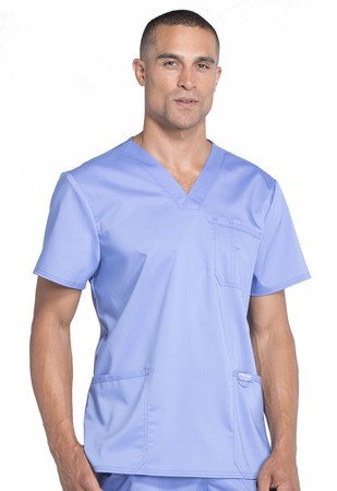 Cherokee Men's V-Neck Top - WW670