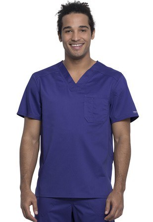 Cherokee Workwear Men's Tuckable V-Neck Top - WW690