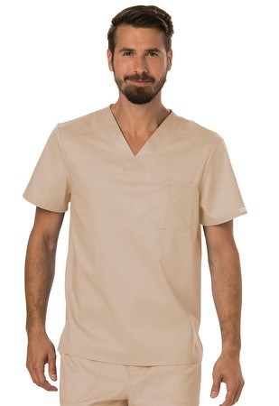 Cherokee Workwear Men's Tuckable V-Neck Top - WW690