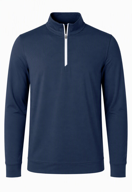 OOBE Men's Durant Striped Quarter Zip Pullover - OBV2NS