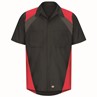 Red Kap® Men's Short Sleeve Tri-Color Shop Shirt - SY28TR